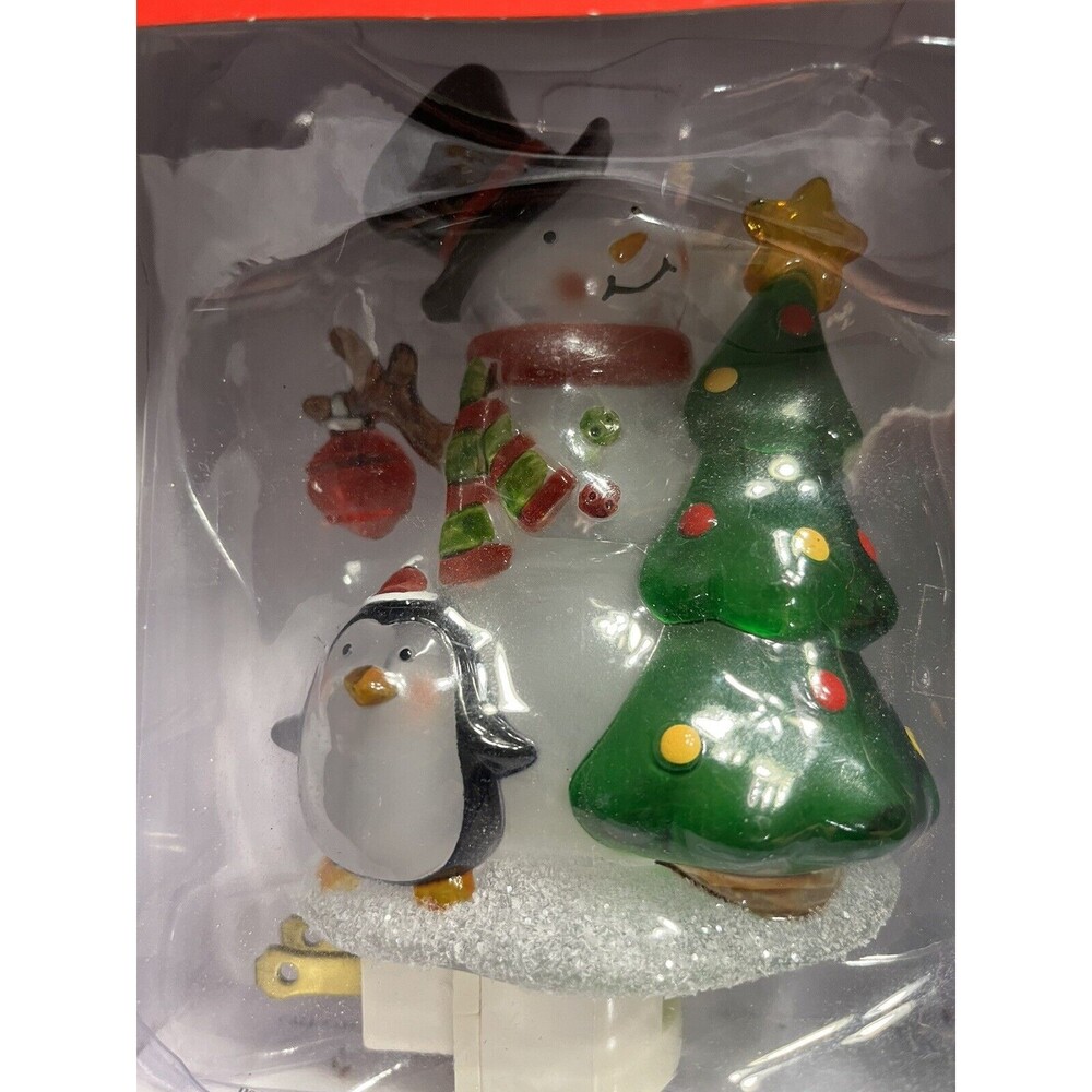 New Acrylic Snowman Christmas Tree Penguin Nightlight